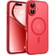 thumbnail image 1 of Funda de teléfono TOCOL para iPhone 17 de 6.3 pulgadas con Magsafe Red, 1 of 6