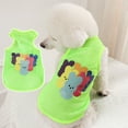 thumbnail image 3 of Summer Dog Shirt - Round Neck Cartoon Pattern - Breathable Thin Mesh Pullover - Casual Wear Sleeveless - Pet Printed T-shirt - Cat Small Dog Vest - Puppy Costume, 3 of 8