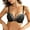 Black, variant on Push-up Padded Bras for Women Plunged Underwire Support Bra Add One Cups, Black 36A