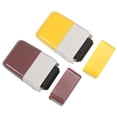 thumbnail image 1 of Unique Bargains Ensemble de Protection contre le Vol d'Identité avec Rouleaux, 2 Pcs en Plastique, Jaune Marron, 1 of 6