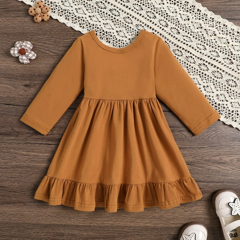 rose gold swing dress Unique Vintage Light Pink Pin Dot Lamar Swing Dress main image 1