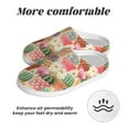 thumbnail image 6 of Yiaed High Detail Succulent Print Slippers Fuzzy Warm Cozy Slippers Non Slip House Slippers For Indoor Outdoor Slippers House Slippers-37/38, 6 of 7