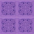 thumbnail image 1 of Ahgly Company Machine Washable Indoor Square Transitional Heliotrope Purple Area Rugs, 7' Square, 1 of 7