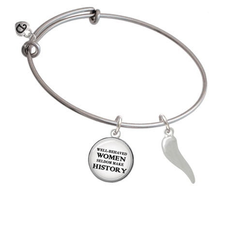 Antiqued Crab Bible Verse Philippians 4:13 Glass Dome Bangle Bracelet