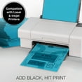 thumbnail image 4 of Printworks Bright Color Paper, Blue, 8.5 x 11, 24 lb, 1000 Sheets, 4 of 7