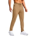 thumbnail image 1 of Pantalones deportivos Pudolla Tall para hombre, color caqui oscuro, talla 34-M, 1 of 5
