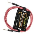 thumbnail image 2 of Ligne d'Interconnexion Équilibrée, Câble d'Instrument Électrique, Professionnel Multifonction Rouge avec Blanc, 2 of 8