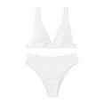 thumbnail image 1 of Gibobby Trajes de Baño para Mujer Traje de baño para mujer Bikinis Traje de baño sólido Pantalones cortos para mujer Halter Trajes de baño de dos piezas (Blanco,XL), 1 of 3