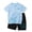 Blue, Black, Multicolor, variant on Boys Soccer Set Athletic Short-Sleeve Shirt and Active Mesh Shorts Sport T𝐞am 𝗨niform Shirt and Shorts Set 1T 2T 3T 4T 5T 6T 7T 8-13 Years (Blue,1-2 Years)