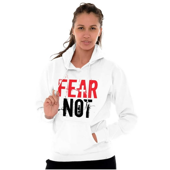 Fear Not Paint Splatter Christian Hoodie Sweatshirt Women Men Brisco Brands S