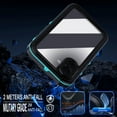 thumbnail image 5 of Allytech iPhone 16 Waterproof Case, With Build in Screen Protector IP68 Waterproof Full Body Protective Wireless Charging Anti-Scratch Dustproof Phone Case for Apple iPhone 16, Blue, 5 of 11