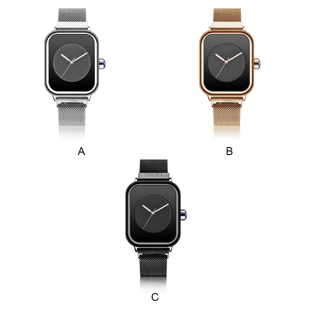 Montre LIP Classique Femme - Boîtier Rectangulaire Acier, Bracelet Cuir Blanc, Occasion Avec Défauts
