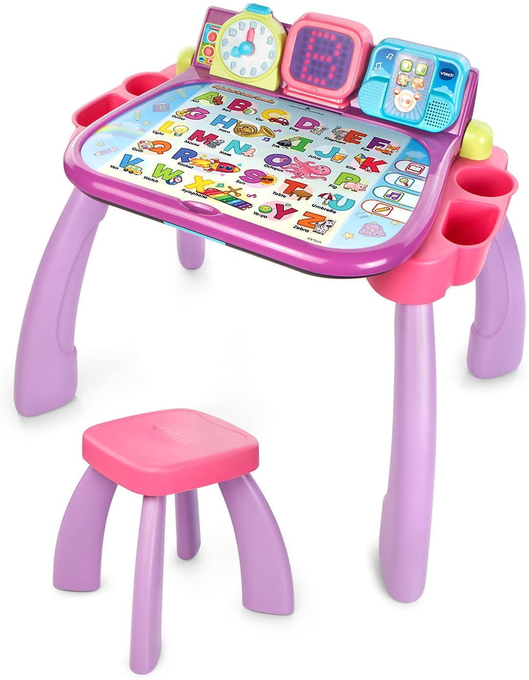 VTech Touch and Learn Activity Desk Deluxe Pink for sale online 