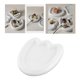 thumbnail image 5 of Juego de Platos de Cena, Juego de Platos Apilables de Cerámica, Bandeja de Servicio de Catering para Aperitivos, Resistente a Los Arañazos, para El Ho Tulipán Soledad Plato de postre, 5 of 10