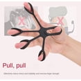 thumbnail image 4 of Finger Ring Exerciser Silicone Humanoid Finger Tensioner Stretcher Rehabilitation Exercise Compression and Decompression Training Device Blue, 4 of 5