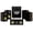Natural Walnut, variant on Fluance Signature HiFi Compact Surround Sound Home Theater 5.1 Channel Speaker System including 2-Way Bookshelf, Center Channel, Rear Surround Speakers and DB10 Subwoofer - Black Ash (HF51BC)