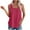 Hot Pink Tank Top for Women, variant on TARIENDY Eyelet Tank Tops for Women Sleeveless Square Neck Blouses Breathable Summer Tank Top Loose Fit Casual Tops Beach Vacation Clothes Pink S