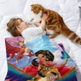 thumbnail image 2 of Blanket Elana Princess for Boys Girls Lightweight Kids Throw Blanket Cute Soft Blankets Flannel Plush Blankets Gifts 60x80in, 2 of 7