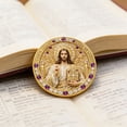 thumbnail image 5 of Christian Commemorative Coin Jesus Resurrection Religious Gift For Faith Collectors Church Home Prayer Desk Keepsake Holy Metal Coin Christian Decoration Memorial Gift For Easter For Living Room Wall, 5 of 8