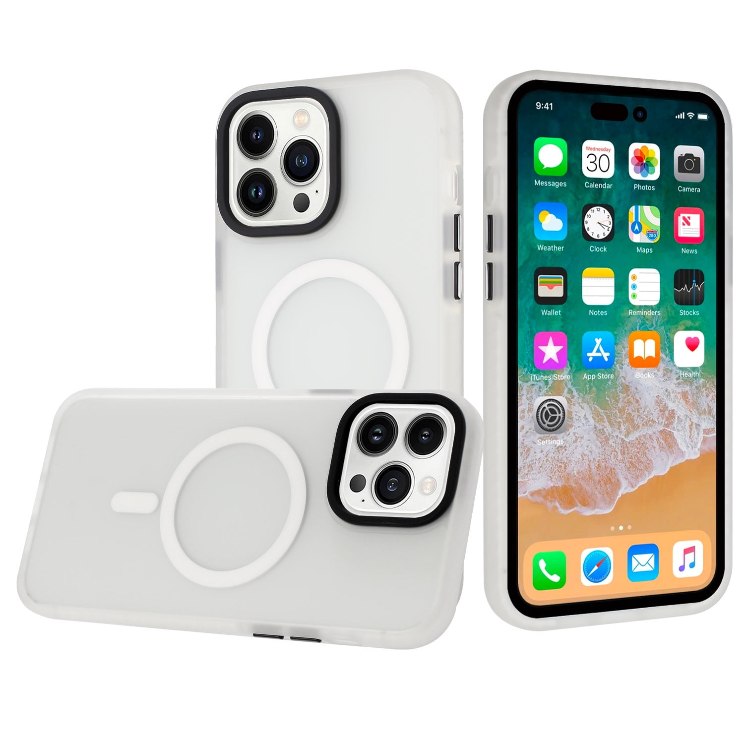 【mana】AppleDesign For Apple iPhone 11 Pro Max PU Leather with [Two Magnetic