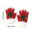 thumbnail image 3 of PRETXORVE Christmas Decorations, Christmas Decor, Snowflake Winter Touch Screen Thick Velvet Warm, 3 of 6