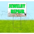 thumbnail image 1 of Jewelry Repair (18" x 24") Yard Sign, Includes Metal Step Stake, 1 of 6