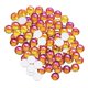 thumbnail image 4 of 288 piezas adornos decoraciones piedras para decoración de uñas diamantes de imitación con parte posterior plana para pinza para el cabello Naranja 7mm, 4 of 8