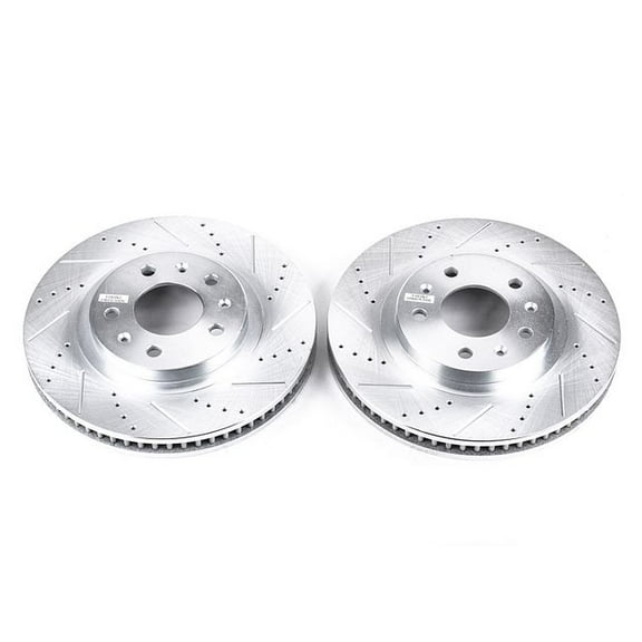 Power Stop AR82102XPR Evolution Drilled & Slotted Rotors -Front Fits 2007 Cadillac CTS