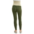 thumbnail image 2 of Oh! Mamma Maternity Skinny Twill Jeans with Full Panel, 2 of 5