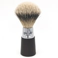 thumbnail image 1 of Parker Safety Razor Brosse à Raser Faite à la Main -- Brosse à Poils de Blaireau 100 % Silvertip -- Manche en Noyer et Chrome -- Support de Brosse Inclus, 1 of 3