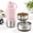 Pink, variant on Pink 32oz 3-in-1 Stainless Steel Travel Water Bottle for Dogs and Humans