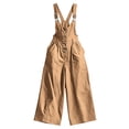 thumbnail image 5 of Women Wide Leg Overalls Adjustable Strap Casual Cargo Jumpsuit Loose Fit Romper with Pockets Breathable Lightweight Summer One Piece Versatile Daily Wear, 5 of 6