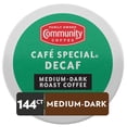 thumbnail image 2 of Community Coffee Café Special Decaf 144 Count Coffee Pods, Medium Dark Roast, Compatible With Keurig 2.0 K-Cup Brewers, 2 of 3