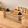 thumbnail image 2 of Wooden Oil Bottle Display Stand 4-Hole Kitchen Counter Oil Bottle Storage Shelf Multifunctional Storage Rack Anti Slip, 2 of 6