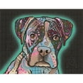 thumbnail image 3 of Dean Russo Collection 24x20 Black Modern Framed Museum Art Print Titled - Love Thy Boxer, 3 of 5
