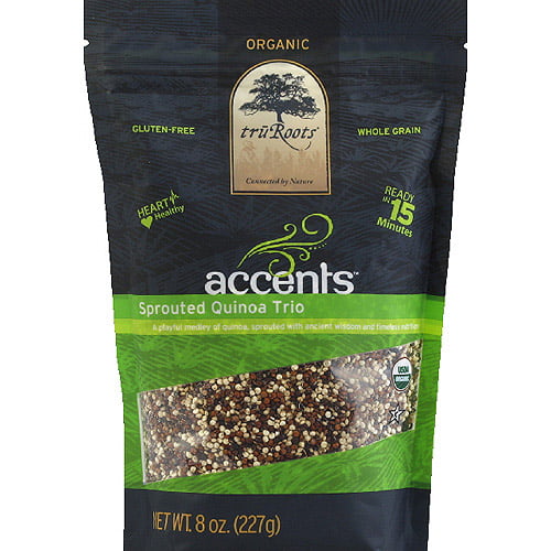 truRoots Accents Organic Sprouted Quinoa Trio, 8 oz, (Pack of 6 ...