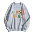 thumbnail image 4 of Zhanying Women's Sweatshirt Crew Neck Cute Pullover Plus Size Long Sleeve Fall Tops Sweaters Basic Tees, 4 of 5