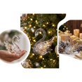 thumbnail image 7 of YuanGuangQ Christmas Acrylic Snowflake Ornament, Transparent Crystal Sequins Hanging Decoration, Holiday Party Home Window Decor for Christmas Tree Indoor Shelf, 7 of 7