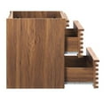 thumbnail image 3 of Modway Render 23.5" MDF Wood Wall-Mount Bathroom Vanity Cabinet in Walnut, 3 of 4
