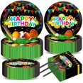 thumbnail image 1 of Kit de Platos y Servilletas para Cumpleaños Deportivos Naozinebi, 200 pcs, 1 of 7