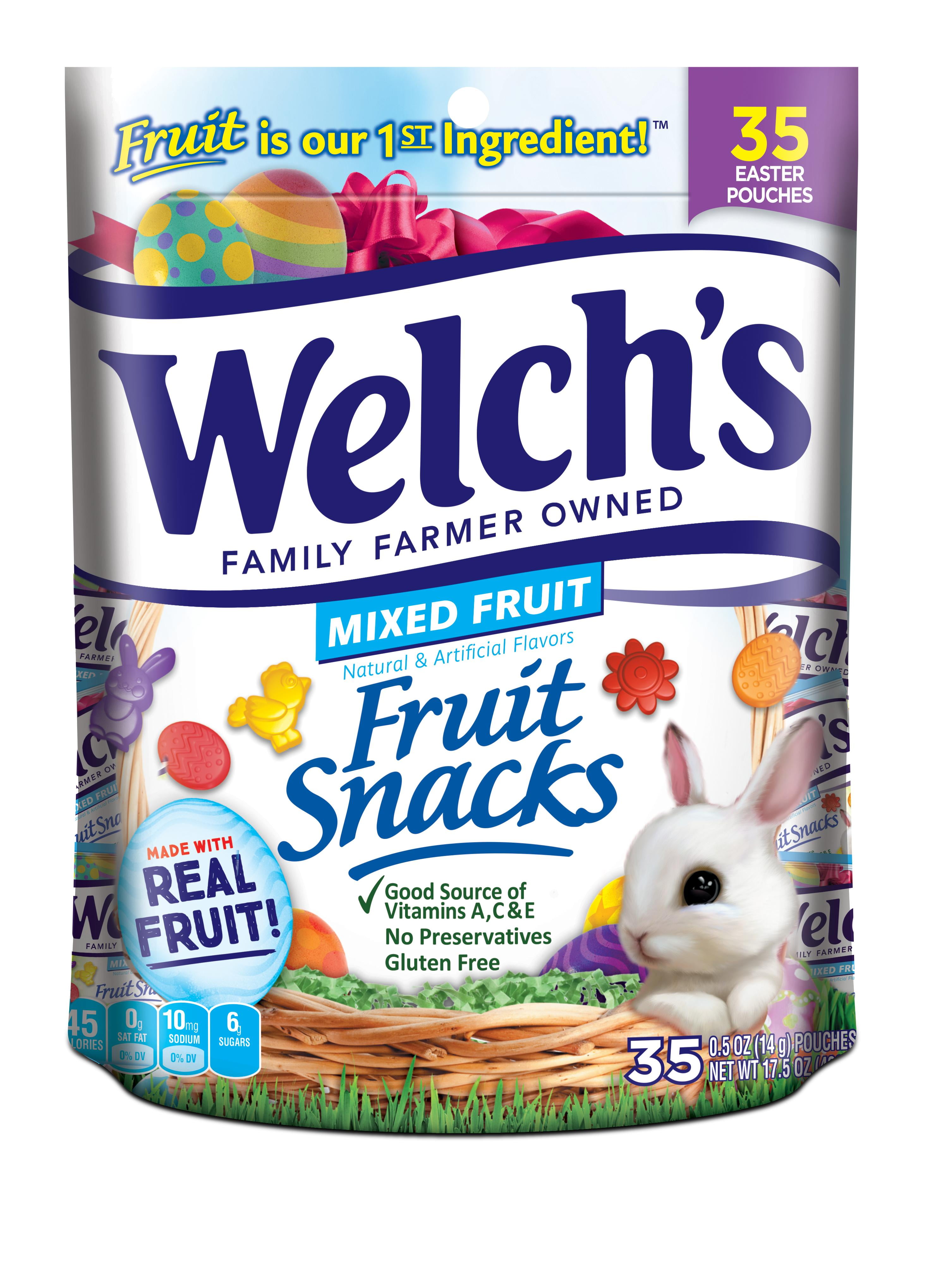 Welch's Easter Mixed Fruit,.5 Oz Bags, 35ct