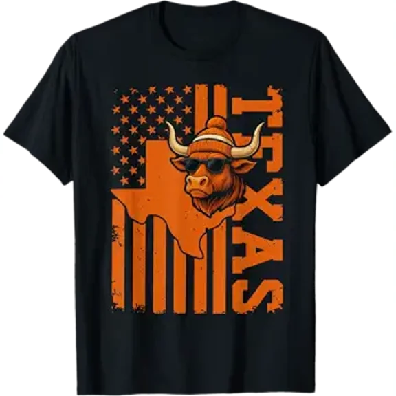 Texas Lovers Vintage Graphic T-Shirt