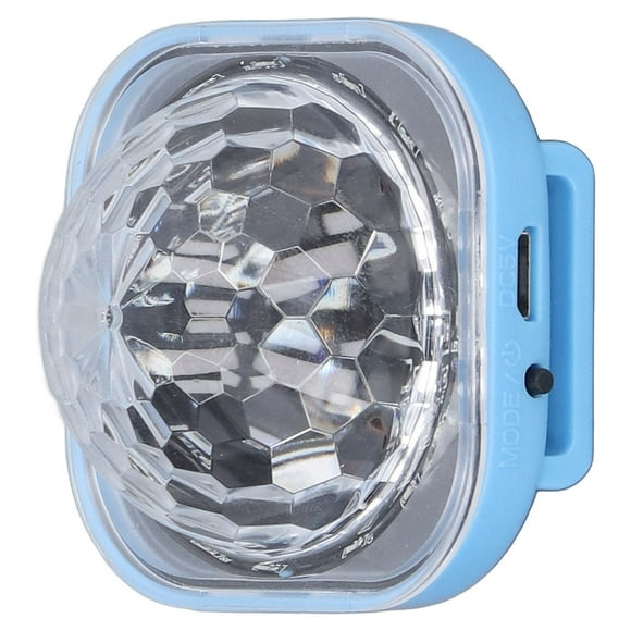 Car Colourful Lamp, Mini USB LED Dancing Light 4 Burst Modes ABS Rhythm Jumping Button Controls for KTV