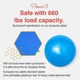 thumbnail image 4 of Exercise Ball For Balance And Stability Fitness Exercise Yoga Pilates55 Cm, 4 of 5