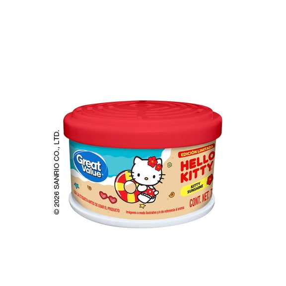 Great Value Aromatizante Lata Gel Hello Kitty Sunshine 70G