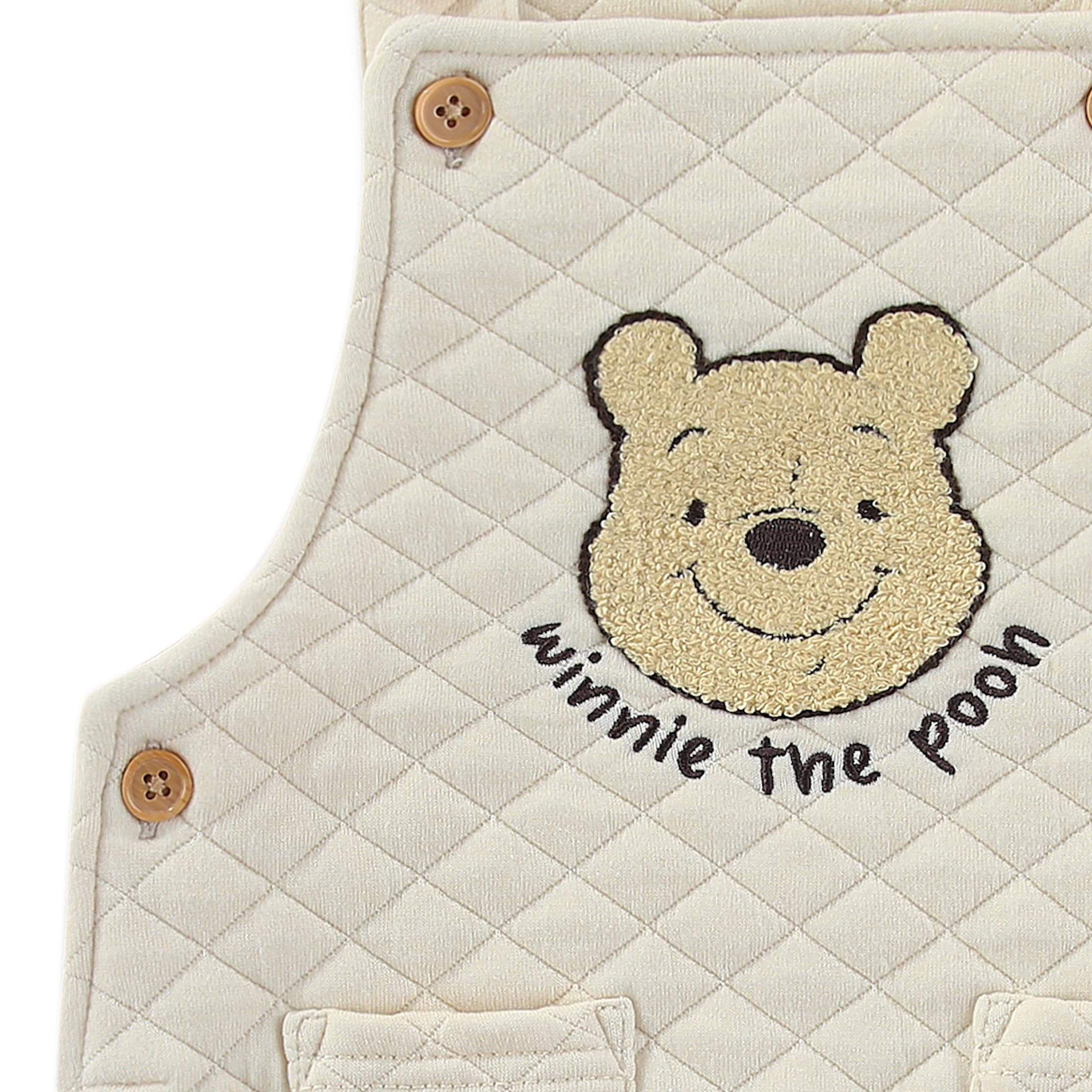 Disney Winnie the Pooh Long Sleeve Shirt and Overalls (Baby Boys), 2 Piece Set, Sizes 3M-9M