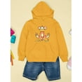 thumbnail image 3 of Monkey Sitting With Bananas Hoodie Juniors -Image by Shutterstock,  Large, 3 of 4