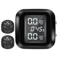 thumbnail image 1 of Motorcycles Tire Pressure Monitoring System 0-4.5 Bar TPMS with 2 Sensors Rainproof USB Charging Wireless Tyre Pressure Gauge Monitoring System with LCD Display for Motorcycles, 1 of 11