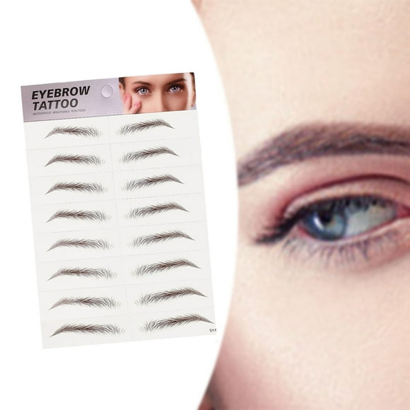 Funie Eyebrow Sticker With Film Protector Customized All Match Style Gentle Curve Eyebrow Sticker For Home