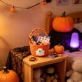 thumbnail image 4 of Aurorax Orange Princess Halloween Bucket Ghost,Trick or Treat Bucket Cute Reusable Treat Bag,Halloween Pails for Adults Teens Gift, 4 of 6